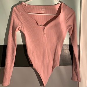 Victoria’s Secret pink bodysuit